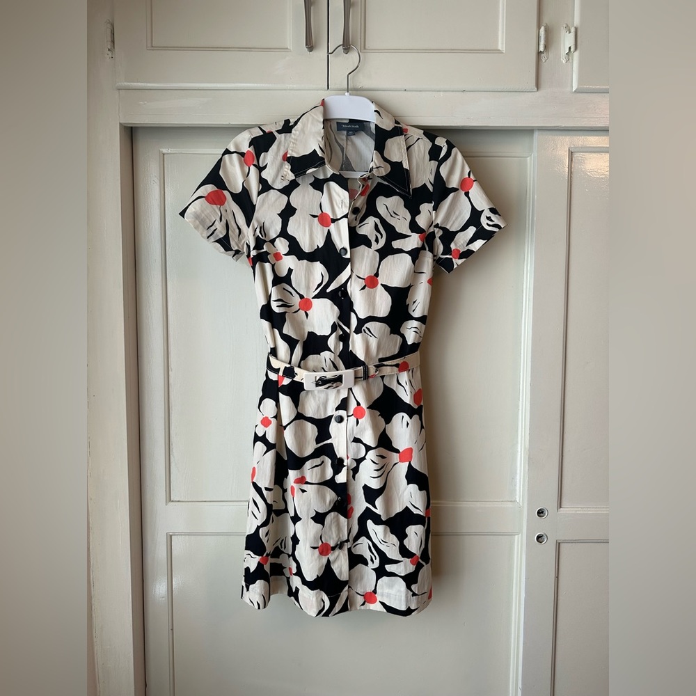 Modcloth Button Up Collared Dress, XS